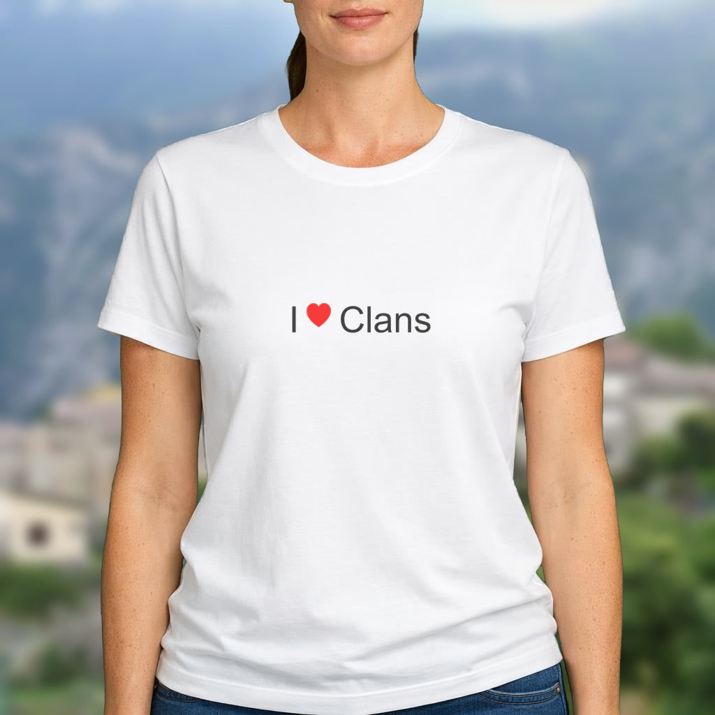 T-shirt I love Clans (06)