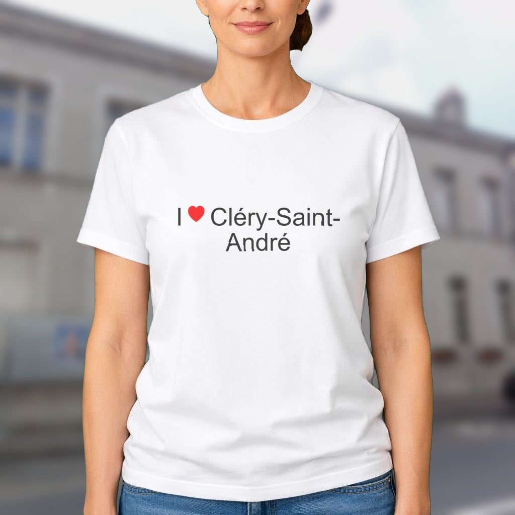 T-shirt I love Cléry-Saint-André