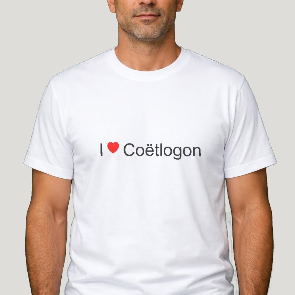 T-shirt I love Coëtlogon