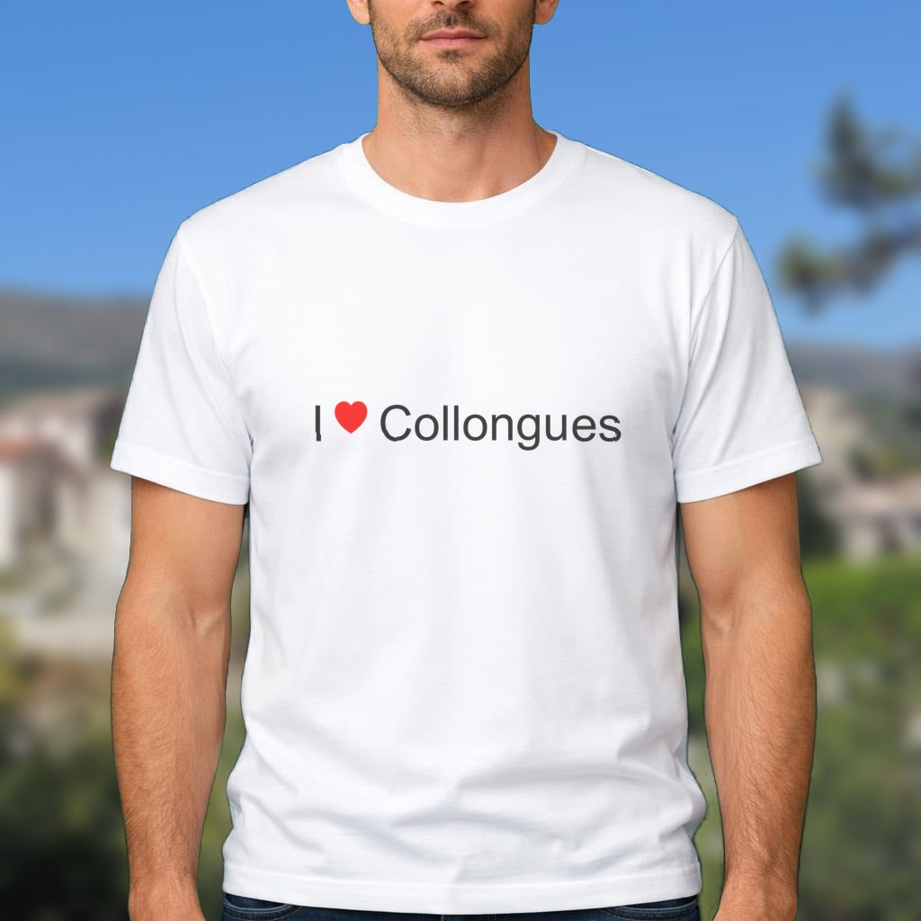 T-shirt I love Collongues