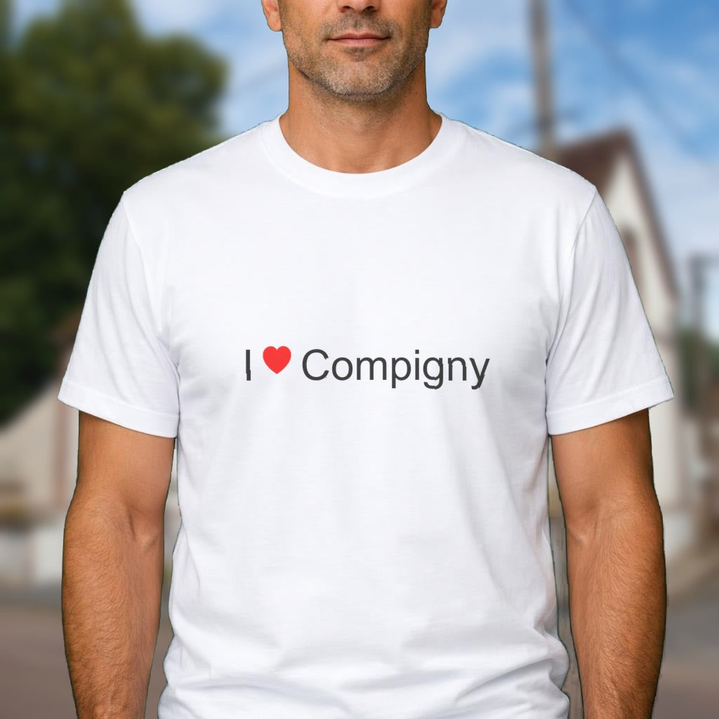 T-shirt I love Compigny