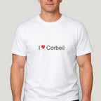 T-shirt I love Corbeil