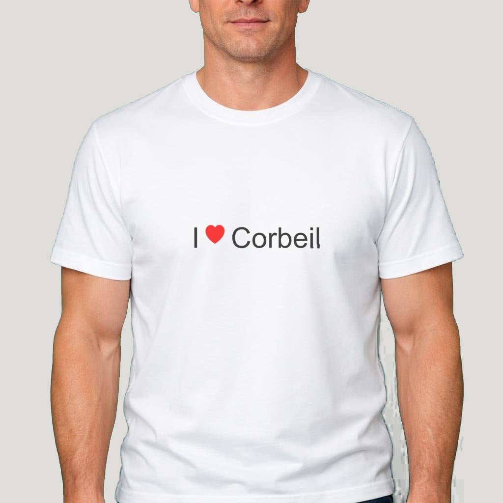 T-shirt I love Corbeil