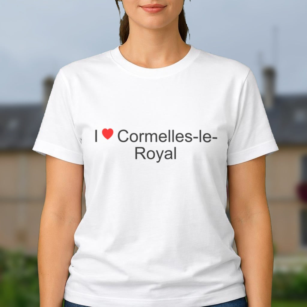 T-shirt I love Cormelles-le-Royal porté