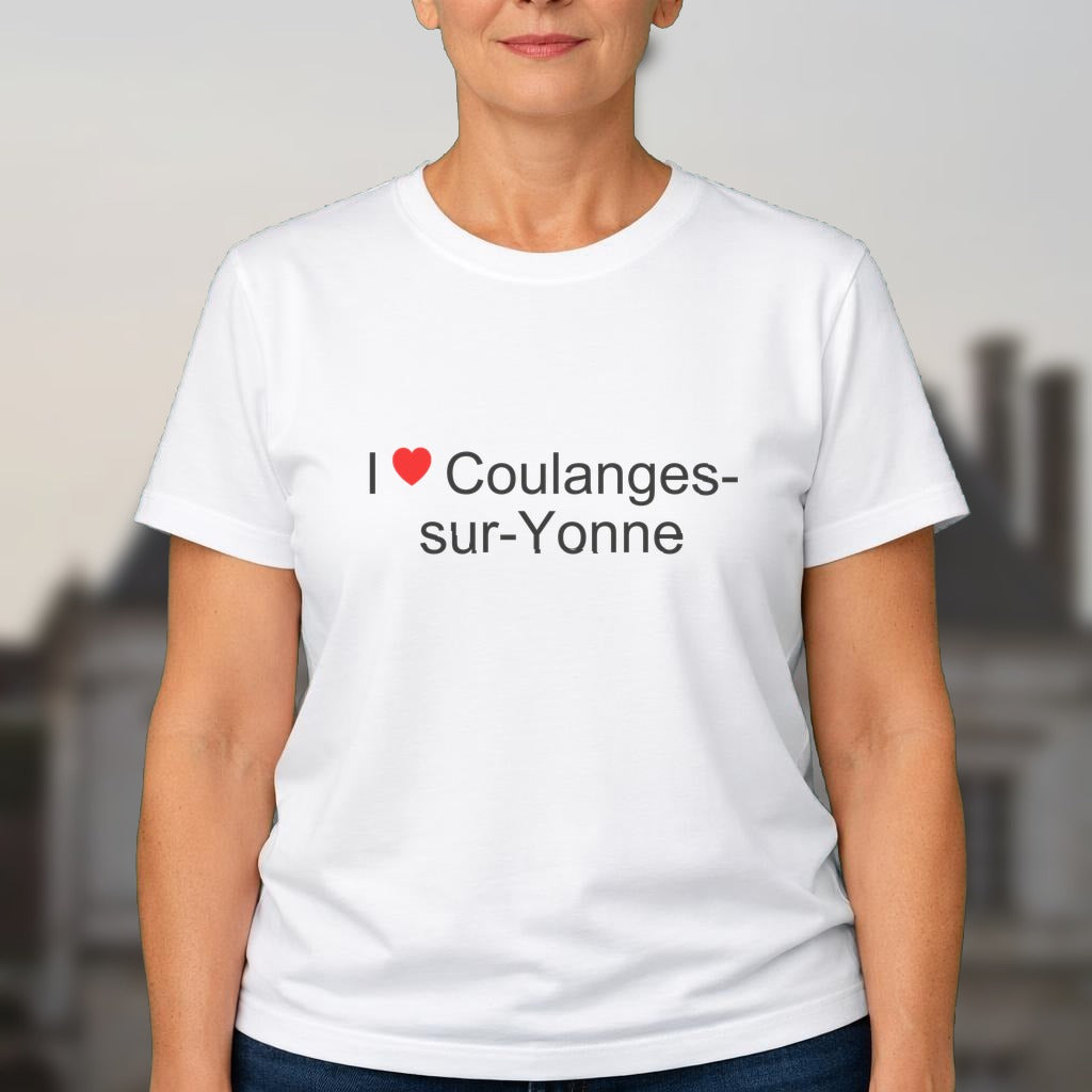 T-shirt I love Coulanges-sur-Yonne