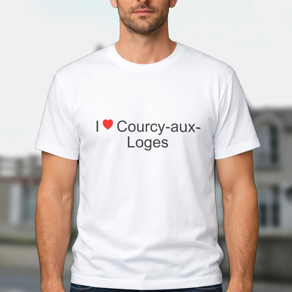 T-shirt I love Courcy-aux-Loges