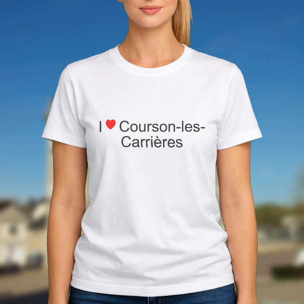 T-shirt I love Courson-les-Carrières