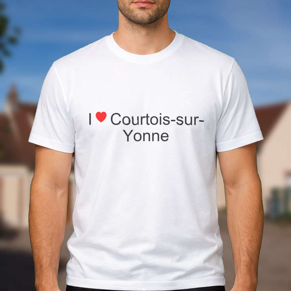 T-shirt I love Courtois-sur-Yonne