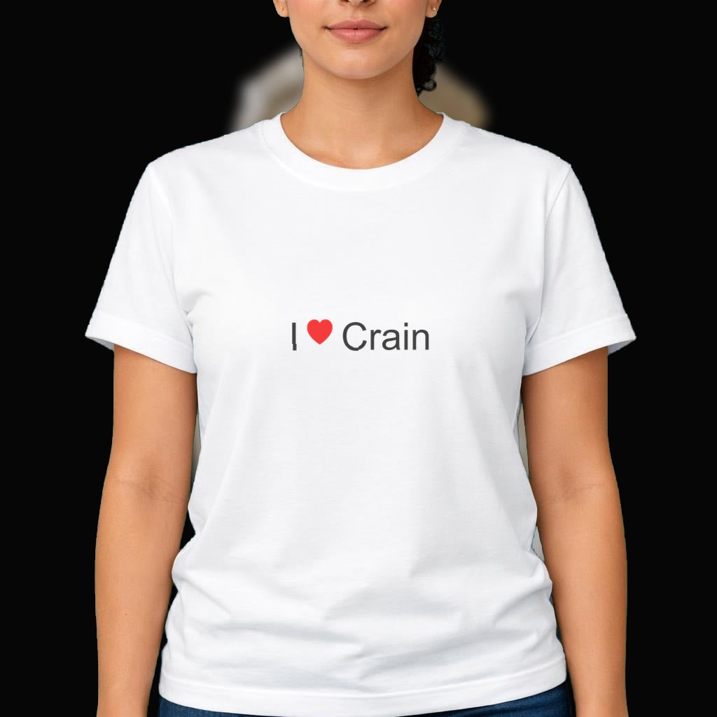 T-shirt I love Crain