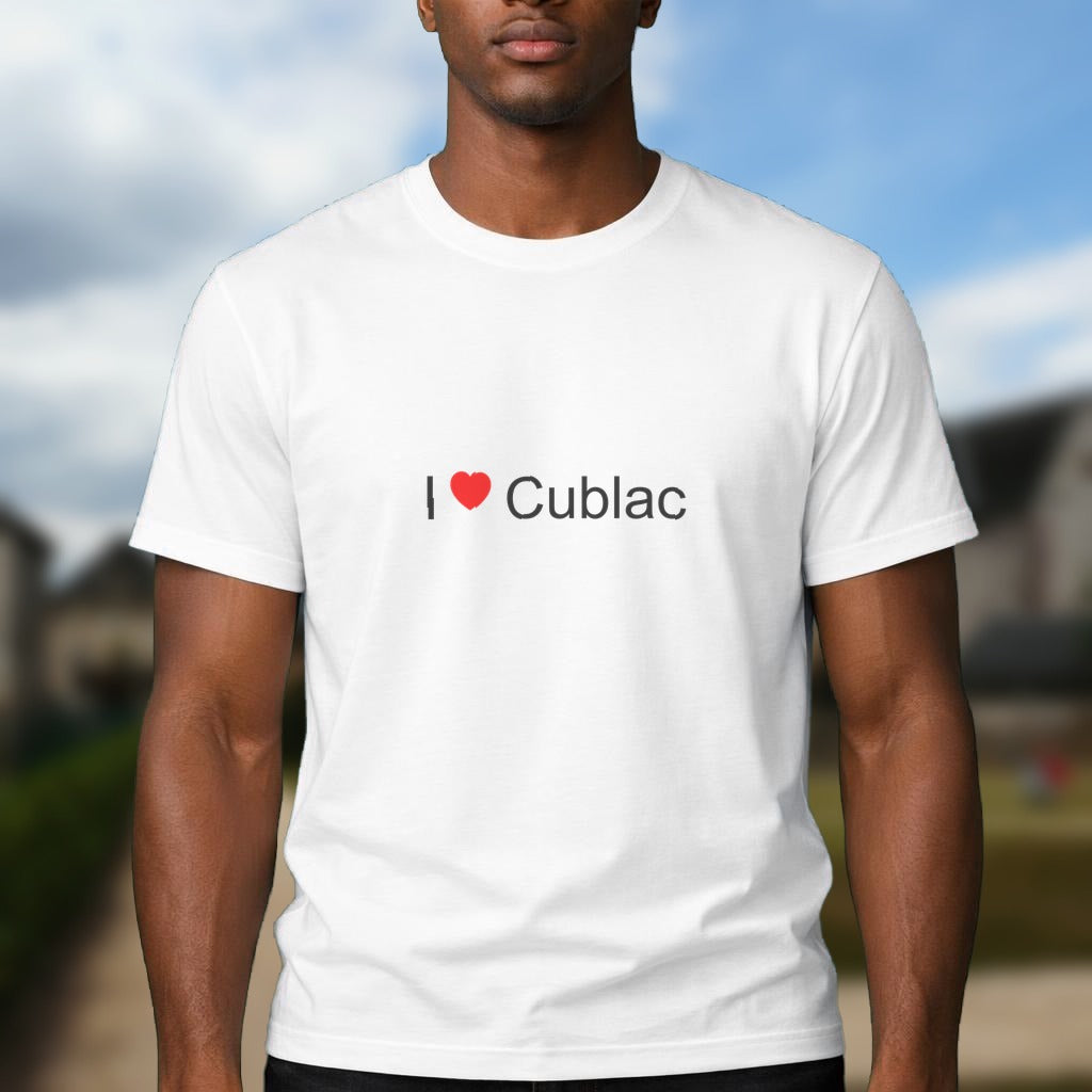 T-shirt I love Cublac