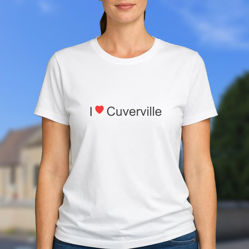 T-shirt I love Cuverville (14)