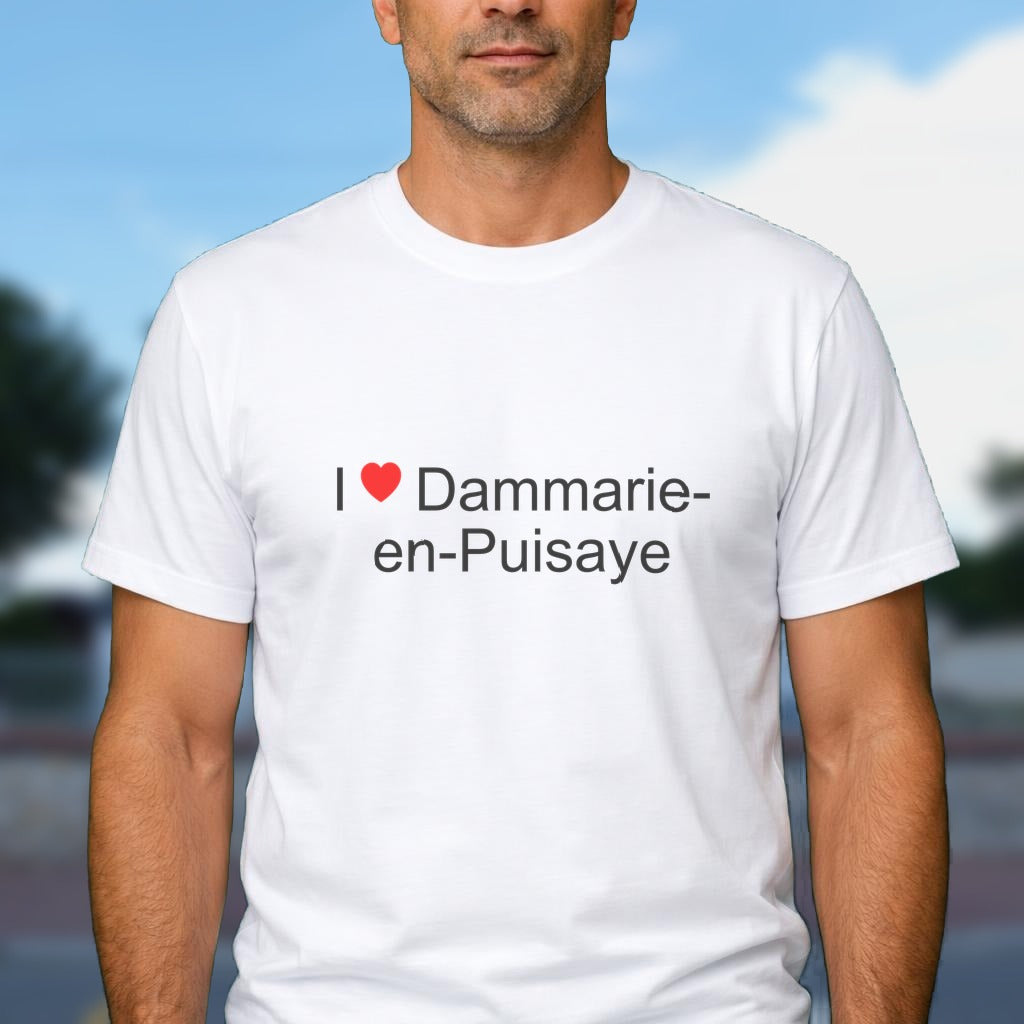 T-shirt I love Dammarie-en-Puisaye