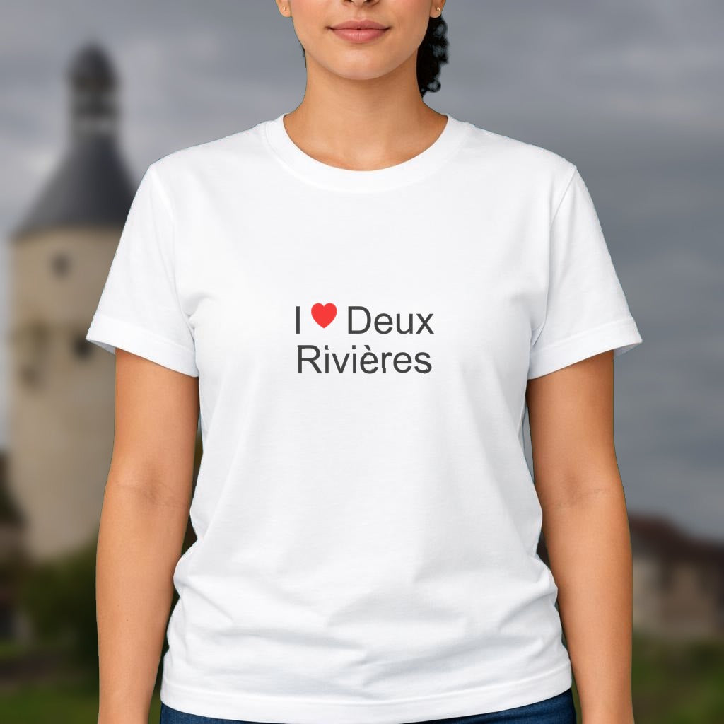 T-shirt I love Deux Rivières