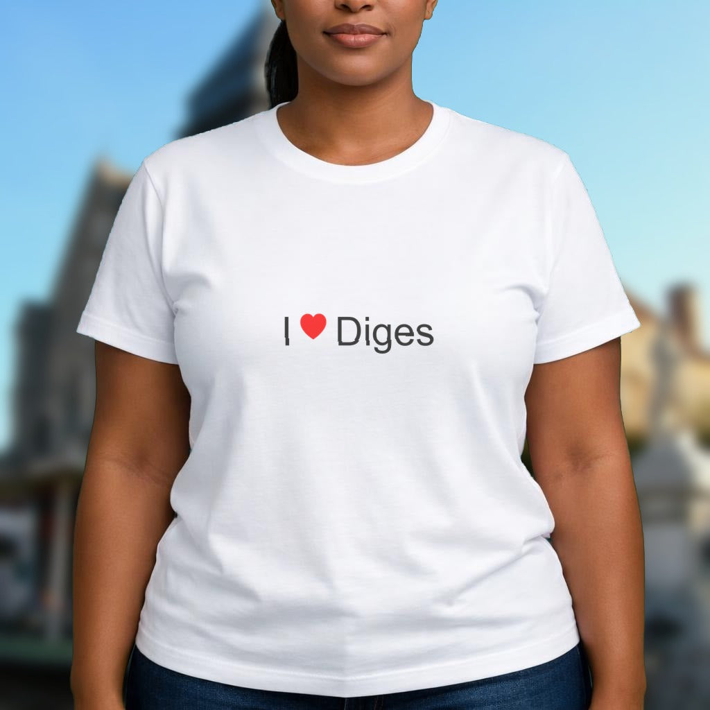 T-shirt I love Diges
