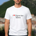 T-shirt I love Digne-les-Bains porté