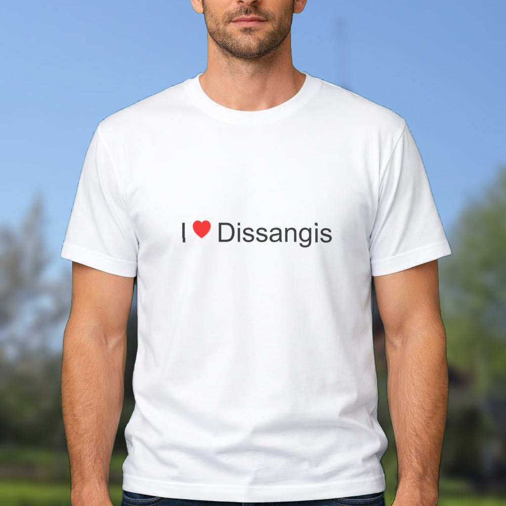 T-shirt I love Dissangis