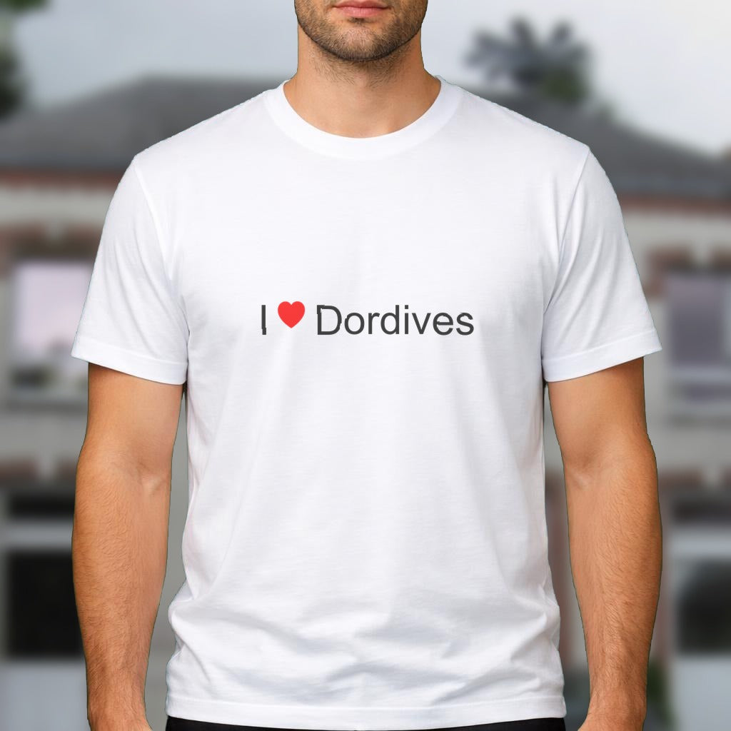 T-shirt I love Dordives