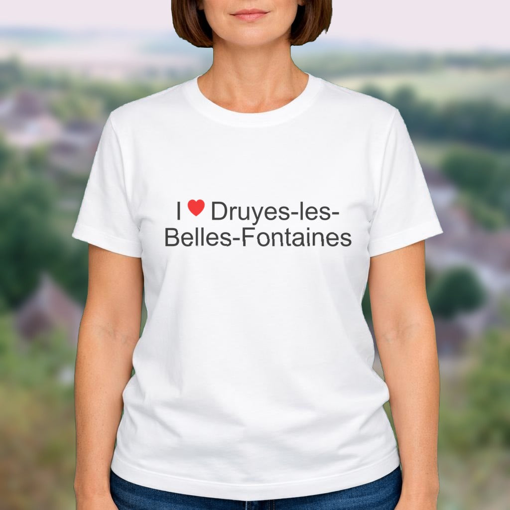 T-shirt I love Druyes-les-Belles-Fontaines
