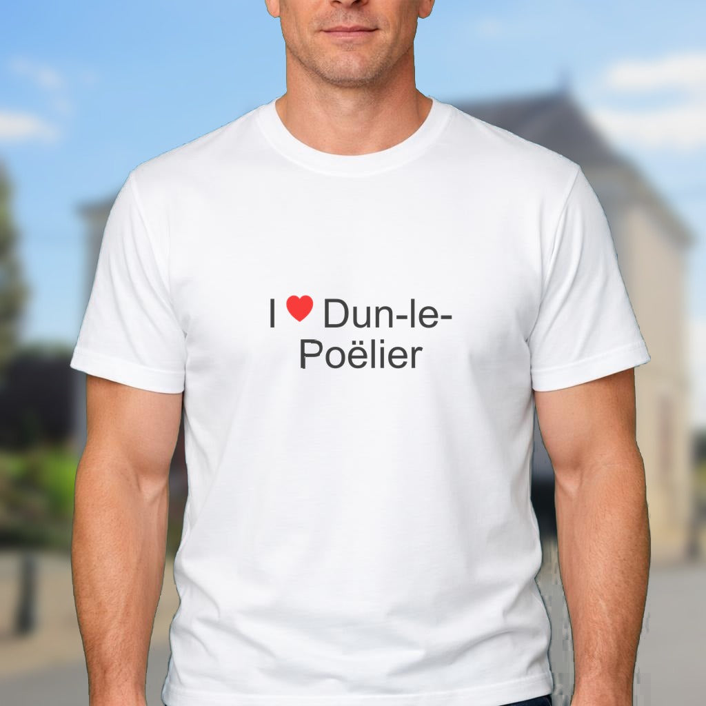 T-shirt I love Dun-le-Poëlier