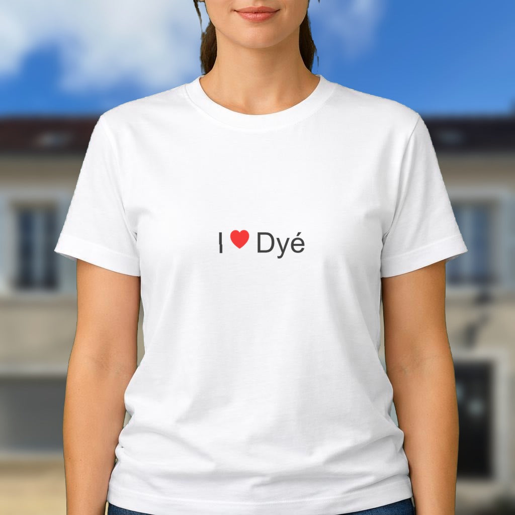 T-shirt I love Dyé