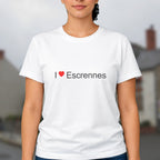 T-shirt I love Escrennes