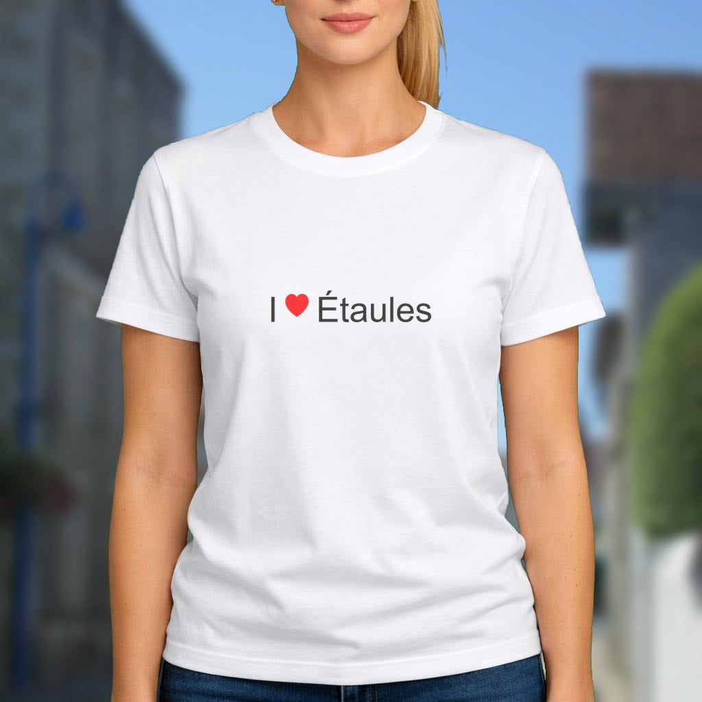 T-shirt I love Étaules