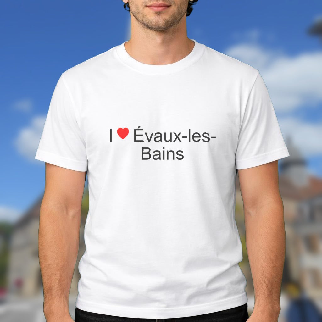 T-shirt I love Évaux-les-Bains