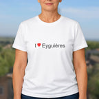T-shirt I love Eyguières porté