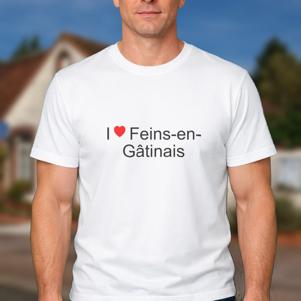 T-shirt I love Feins-en-Gâtinais