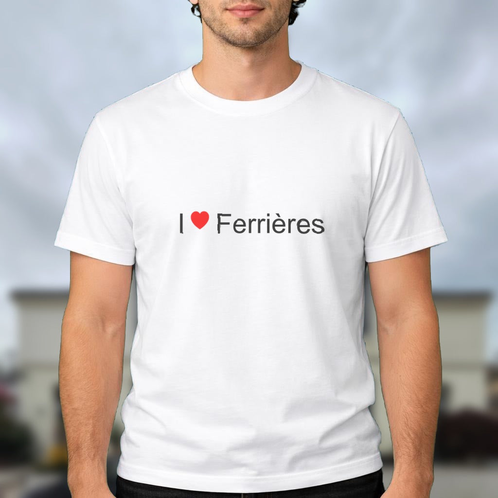 T-shirt I love Ferrières