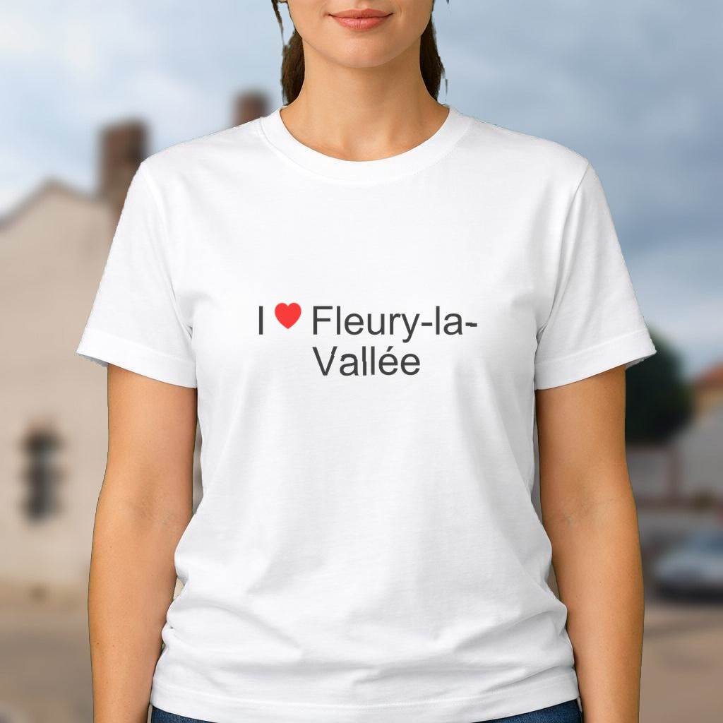 T-shirt I love Fleury-la-Vallée