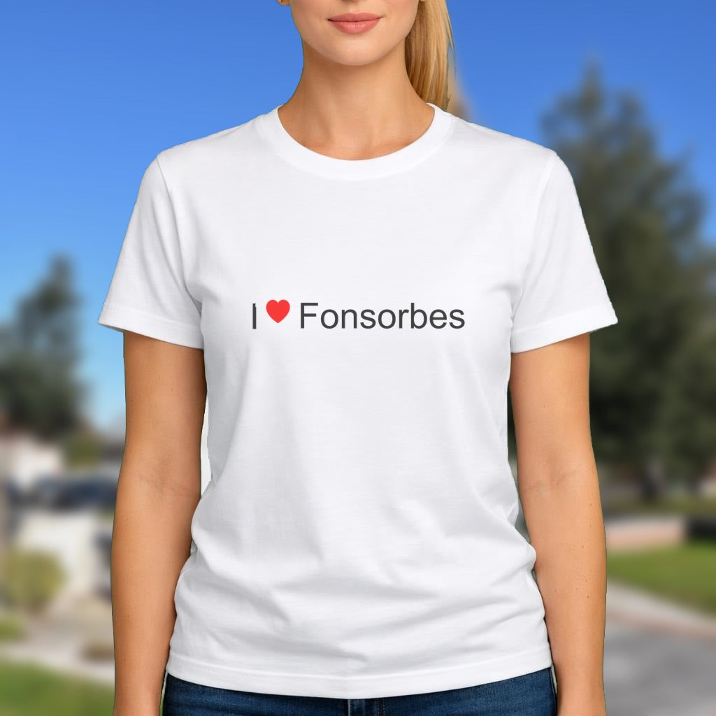 T-shirt I love Fonsorbes