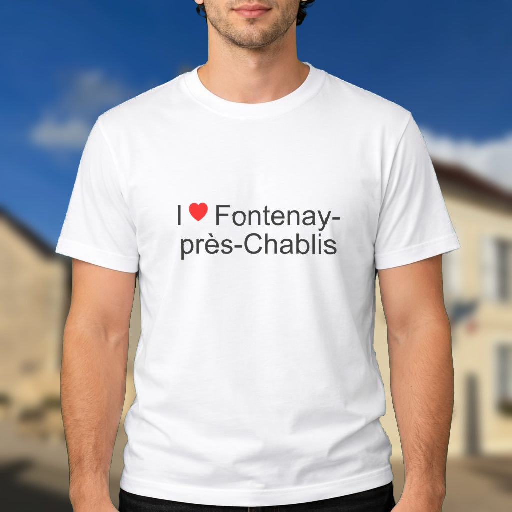 T-shirt I love Fontenay-près-Chablis