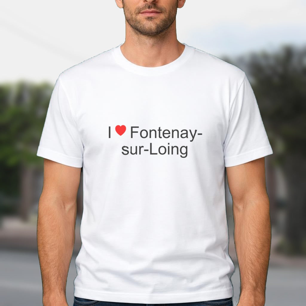 T-shirt I love Fontenay-sur-Loing