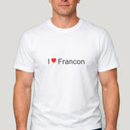 T-shirt I love Francon