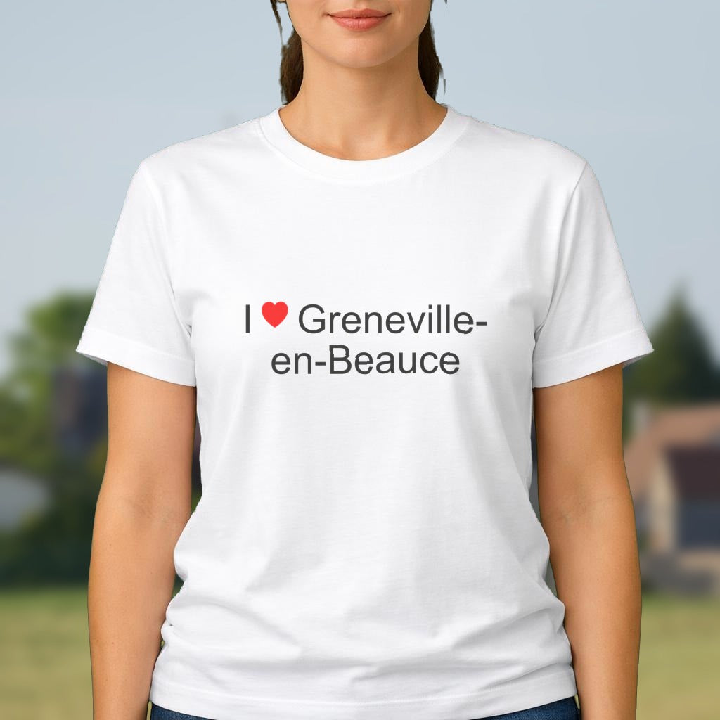 T-shirt I love Greneville-en-Beauce
