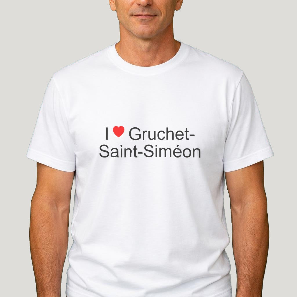 T-shirt I love Gruchet-Saint-Siméon