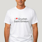 T-shirt I love Gruchet-Saint-Siméon