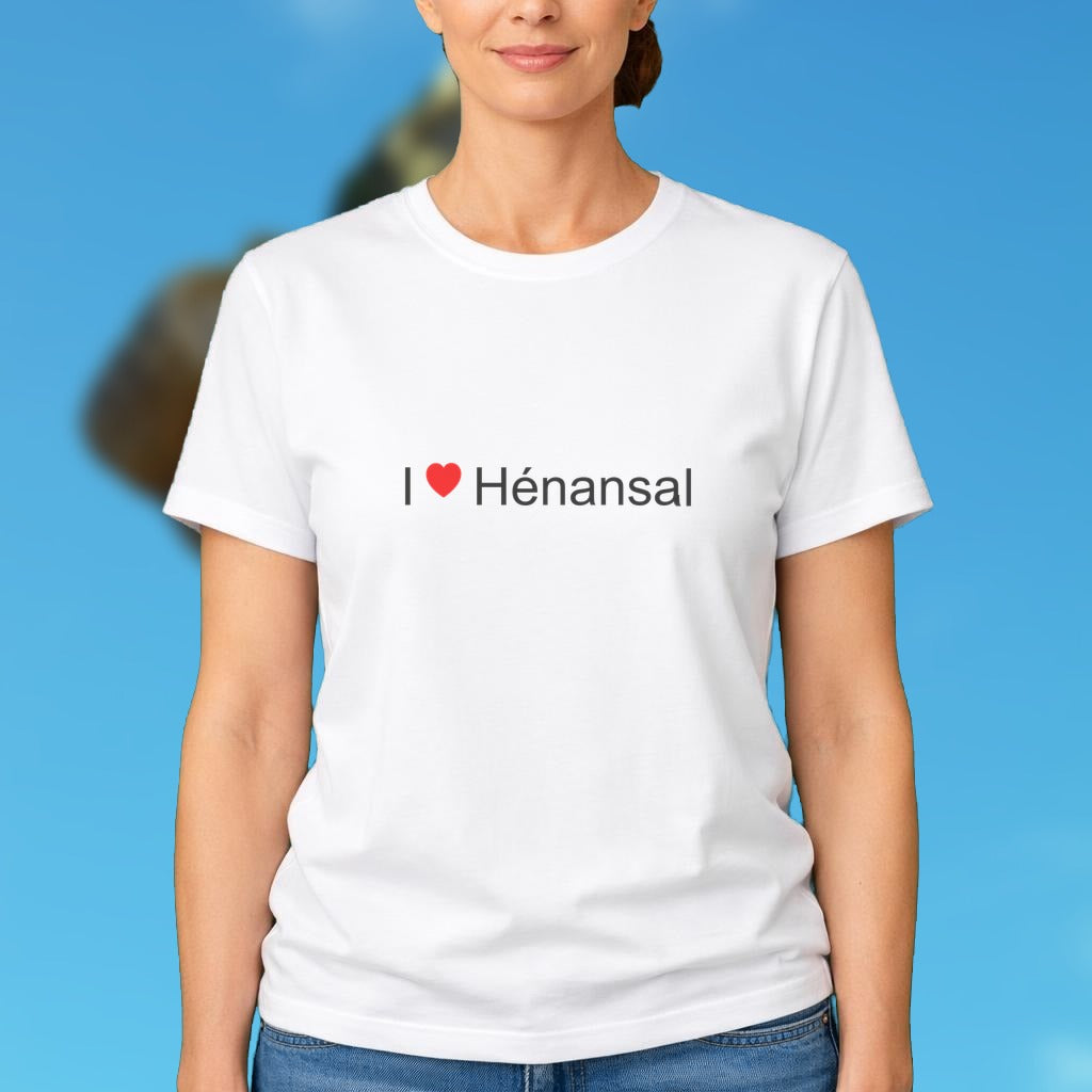 T-shirt I love Hénansal