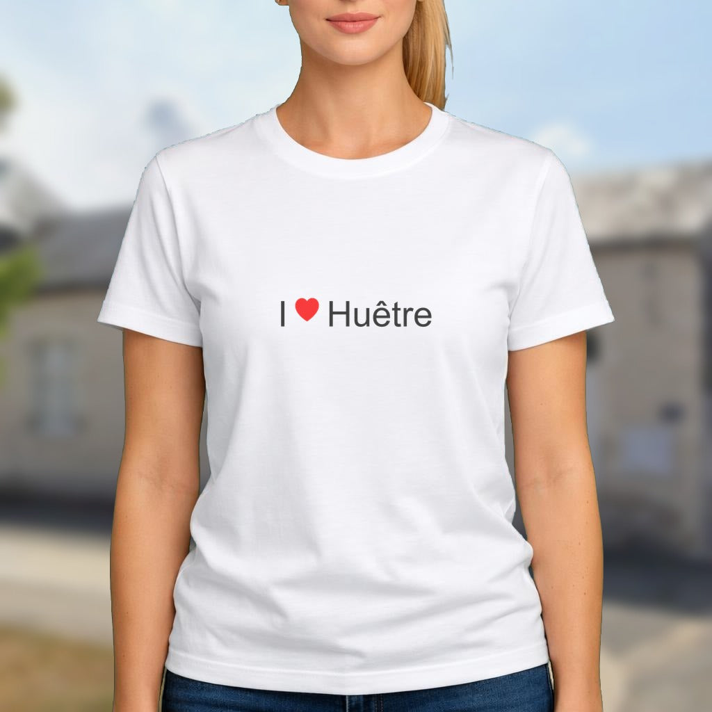 T-shirt I love Huêtre