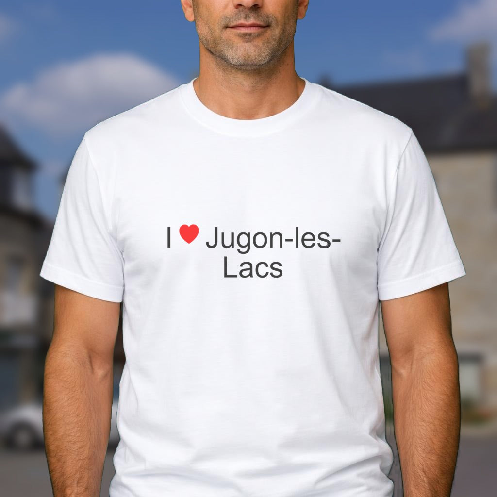 T-shirt I love Jugon-les-Lacs