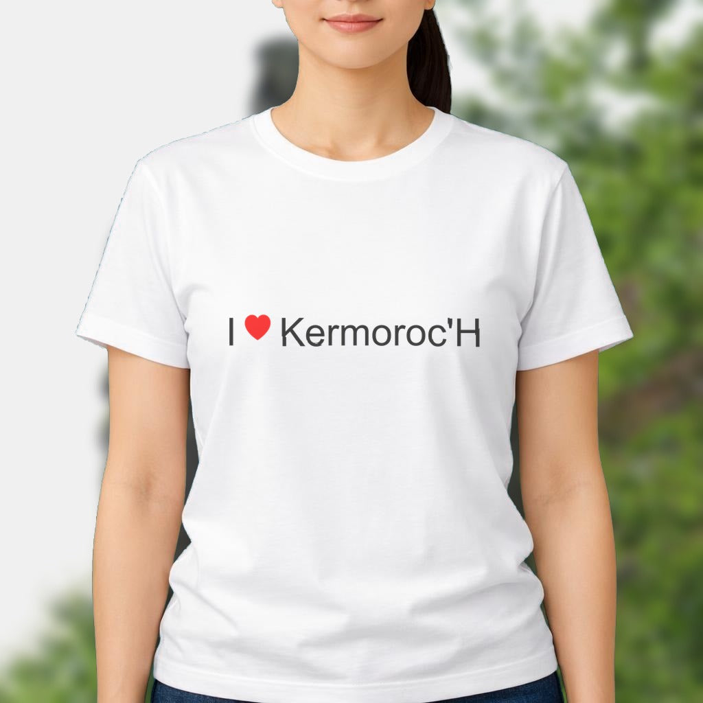 T-shirt I love Kermoroc'H