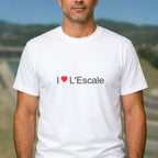 T-shirt I love L'Escale porté