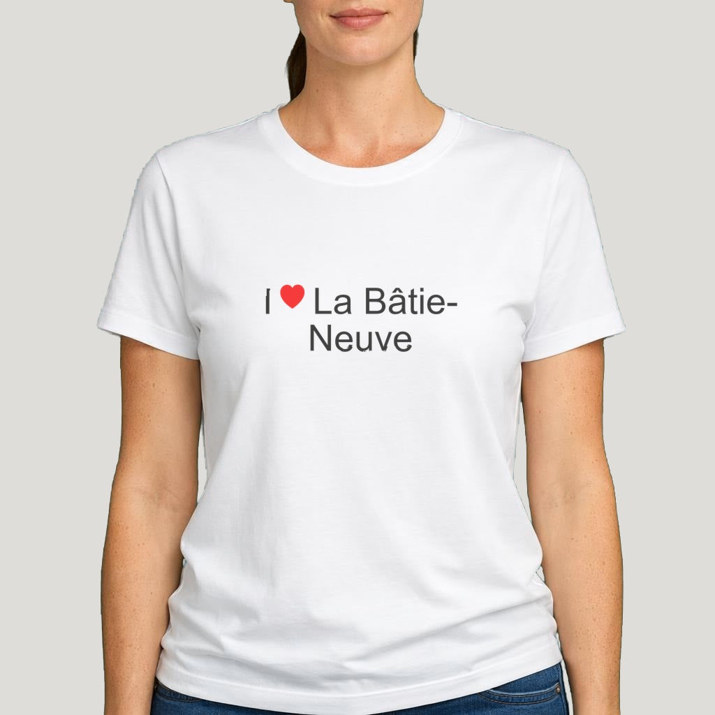 T-shirt I love La Bâtie-Neuve