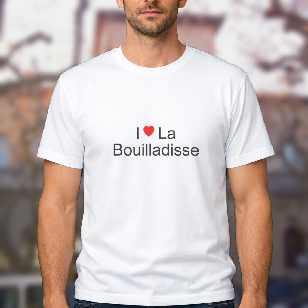 T-shirt I love La Bouilladisse porté
