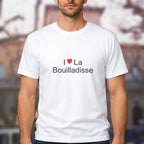 T-shirt I love La Bouilladisse porté