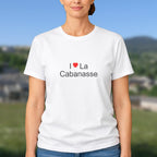 T-shirt I love La Cabanasse