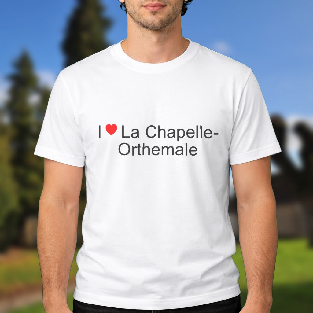 T-shirt I love La Chapelle-Orthemale