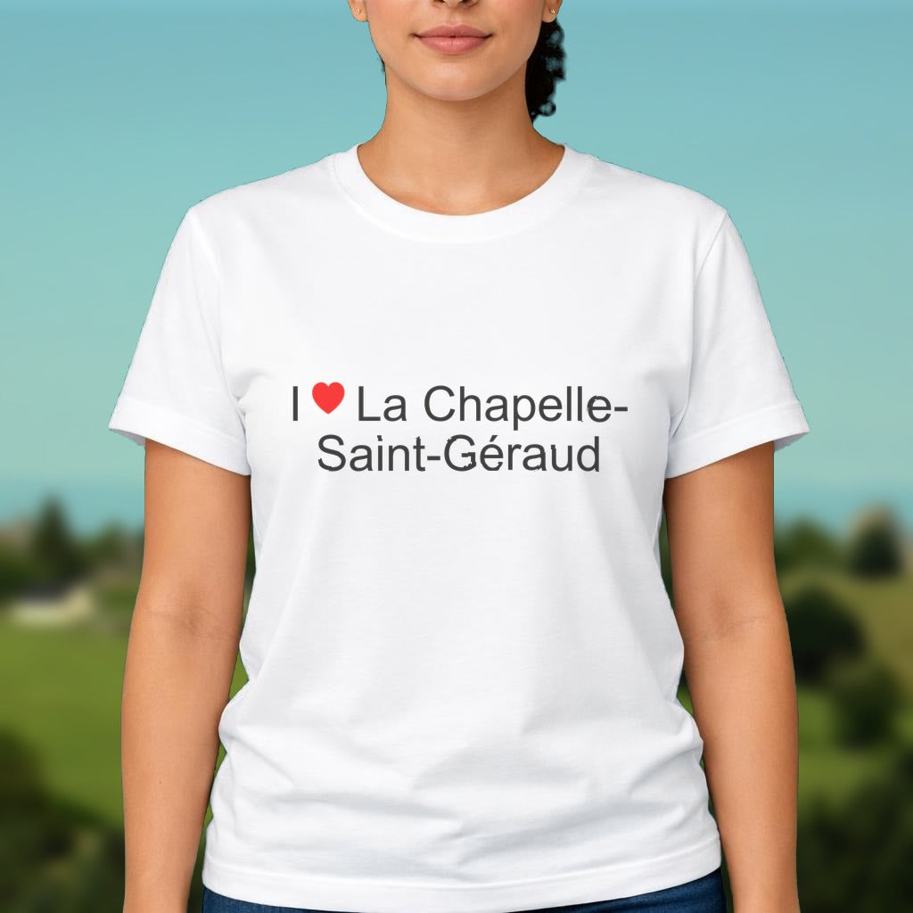 T-shirt I love La Chapelle-Saint-Géraud