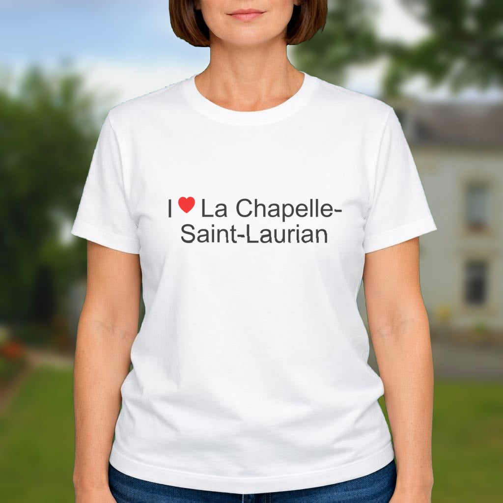 T-shirt I love La Chapelle-Saint-Laurian